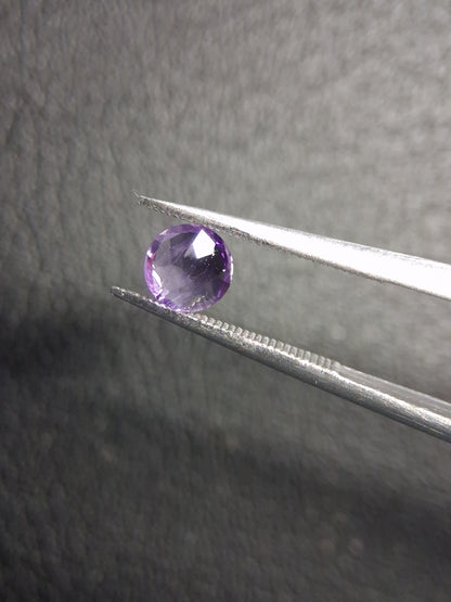 Purple Amethyst Round Cut 5mm 0.450 ct – Natural Amethyst Gemstone - Natural Gems Belgium