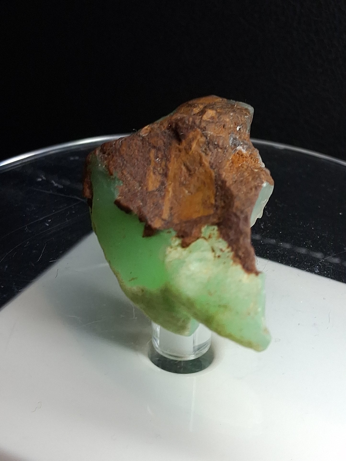 Chrysoprase naturelle brute d'Afrique – 110,31 ct – Spécimen de taille et de collection
