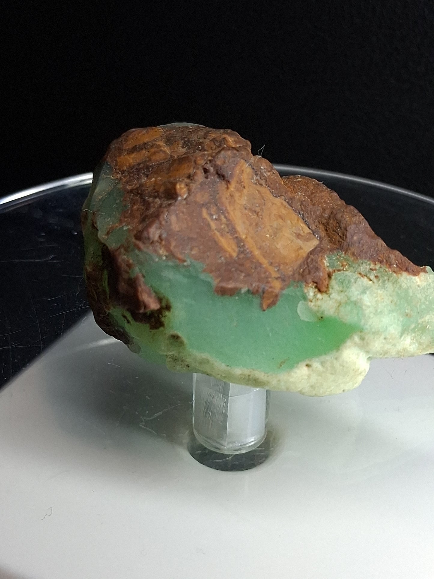 Chrysoprase naturelle brute d'Afrique – 110,31 ct – Spécimen de taille et de collection