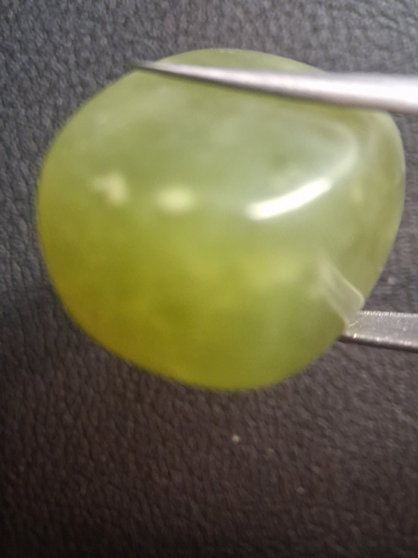 Natural Green Xiuyan Jade Pocket Stone – Polished Crystal - 22 mm