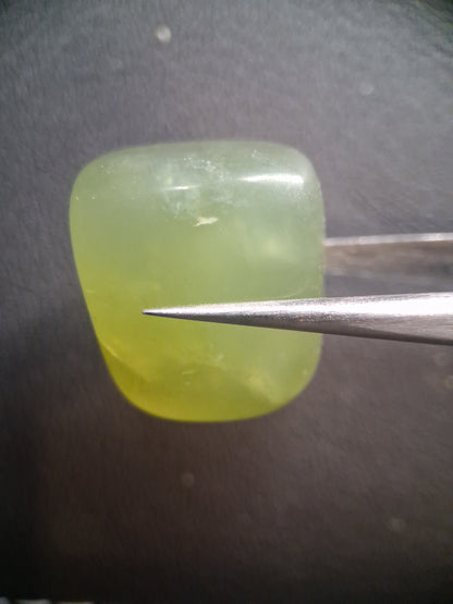 Natural Green Xiuyan Jade Pocket Stone – Polished Crystal - 21 mm