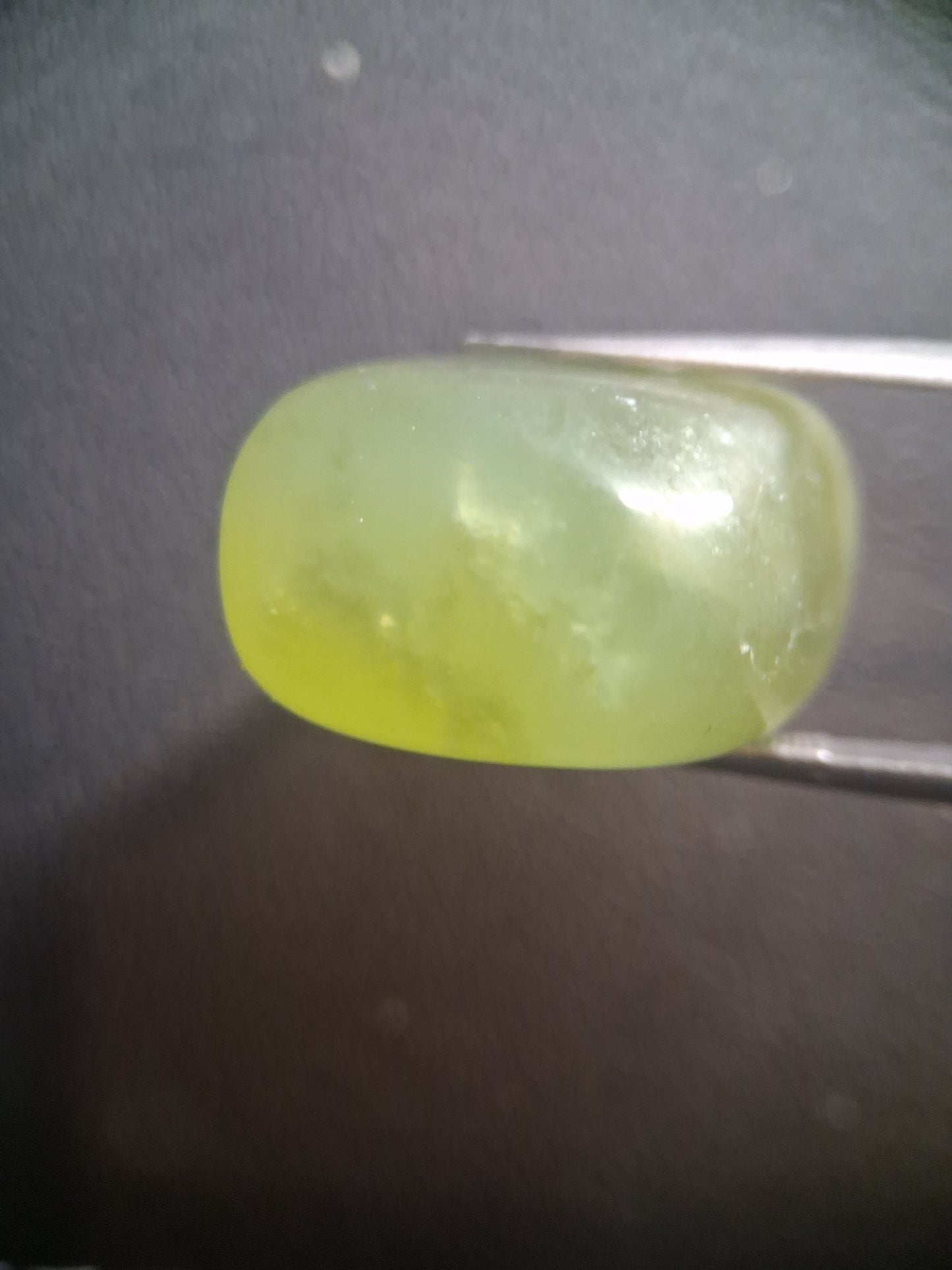 Natural Green Xiuyan Jade Pocket Stone – Polished Crystal - 21 mm