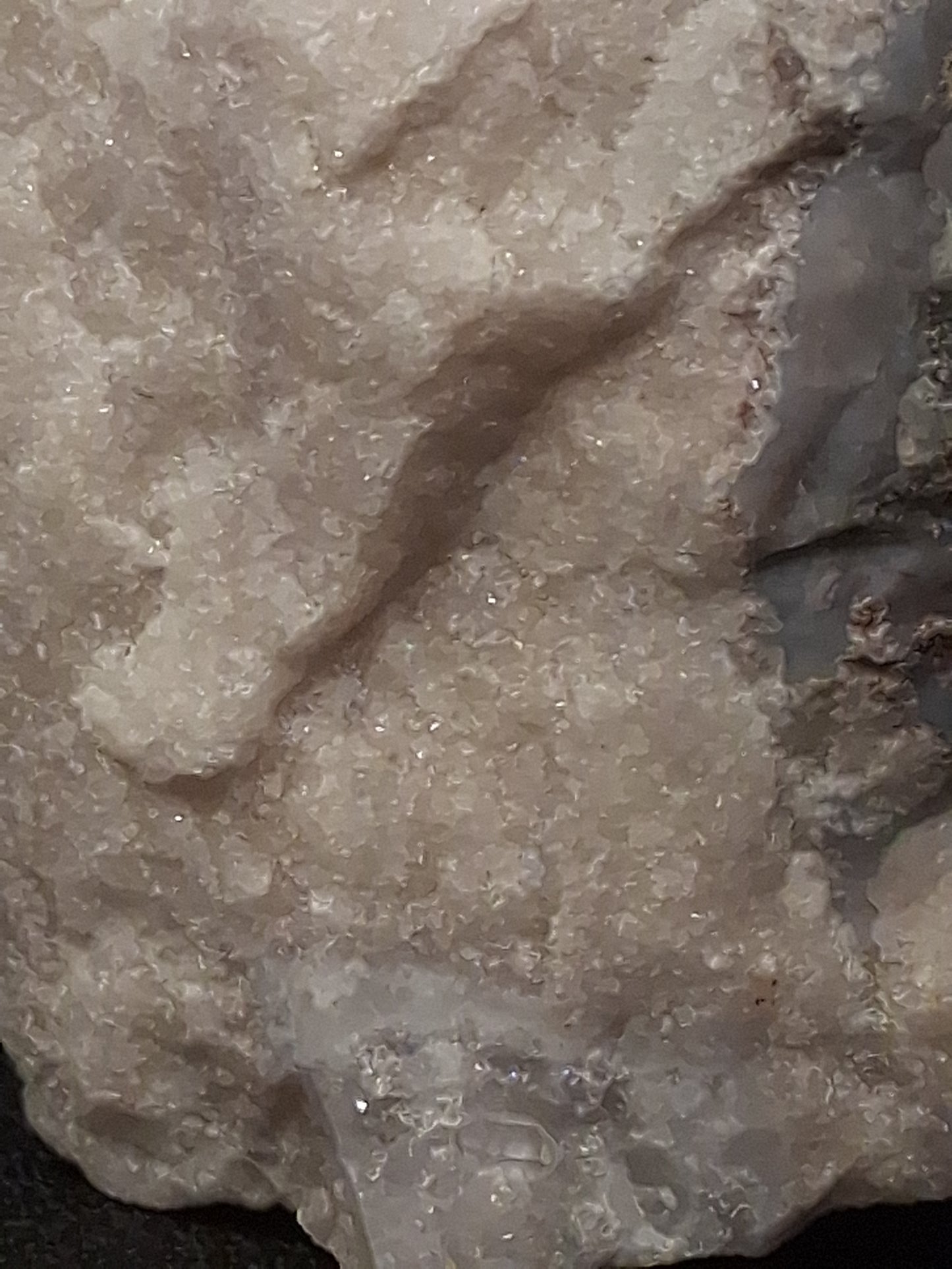 Natural Rough Chalcedony with Druzy Quartz – 114 g – 6.9 cm Unique Collector Specimen