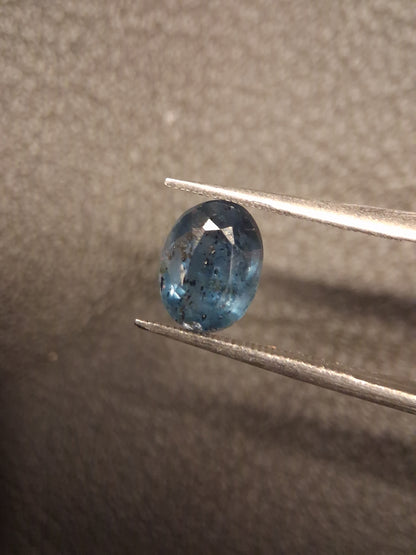 Natural Faceted Blue Kyanite – 1.645 ct – Oval Cut 8 × 6 mm – Sri Lanka