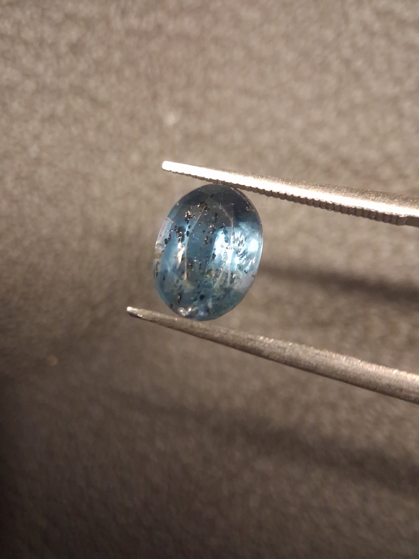 Natural Faceted Blue Kyanite – 1.645 ct – Oval Cut 8 × 6 mm – Sri Lanka