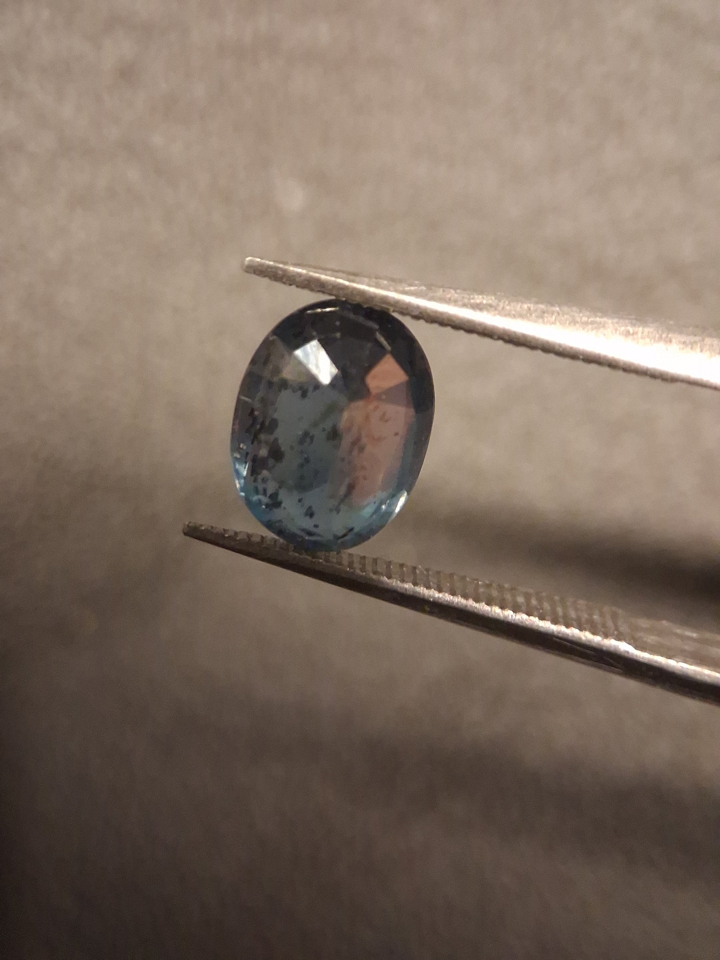 Natural Faceted Blue Kyanite – 1.645 ct – Oval Cut 8 × 6 mm – Sri Lanka
