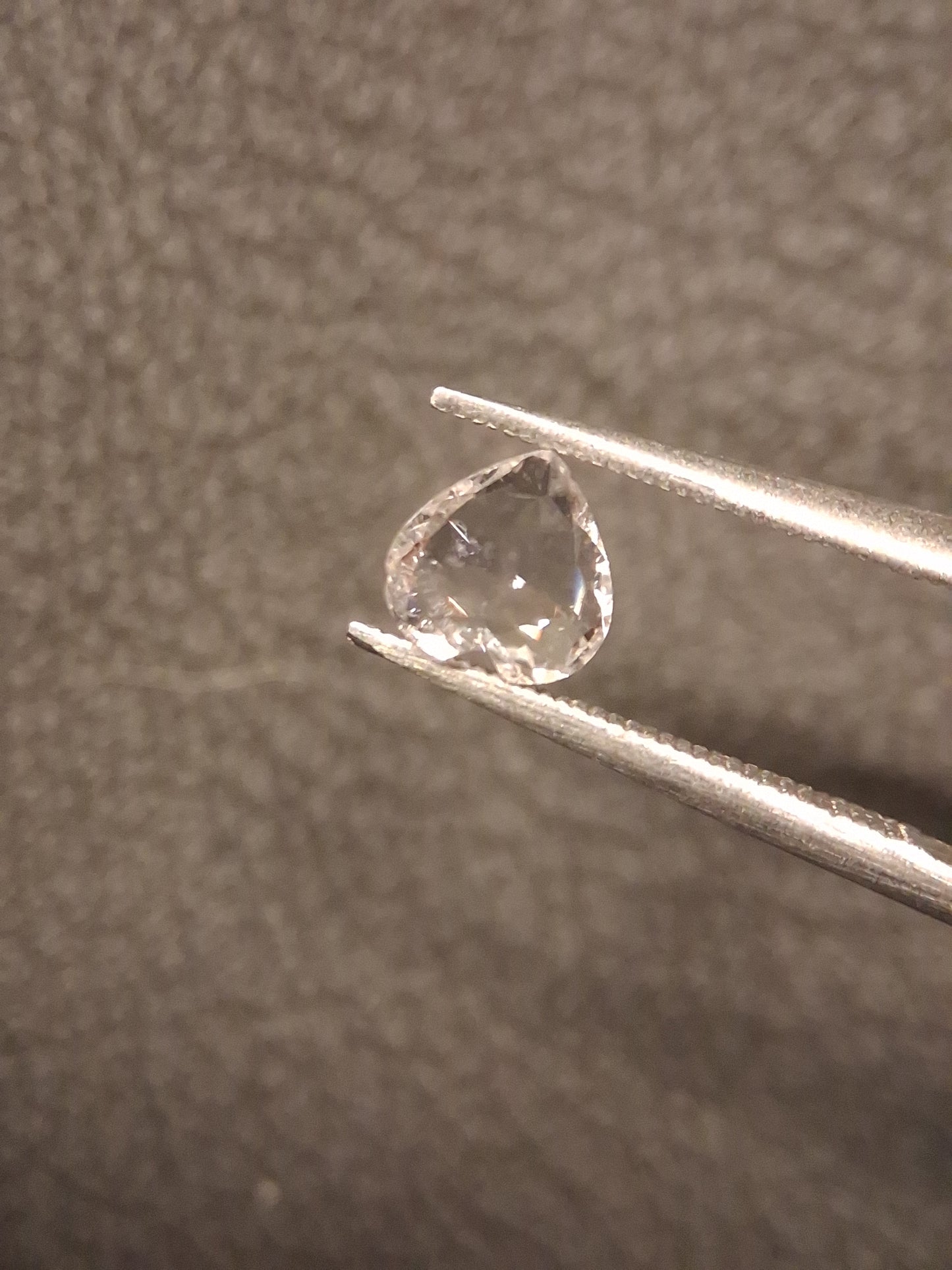 Natural Very light pink Morganite - 0.435 ct - heart - unheated