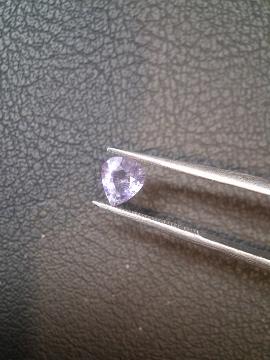 Natural Lavender Purple Sapphire – 0.715 ct – Pear Cut – Ceylon (Sri Lanka)