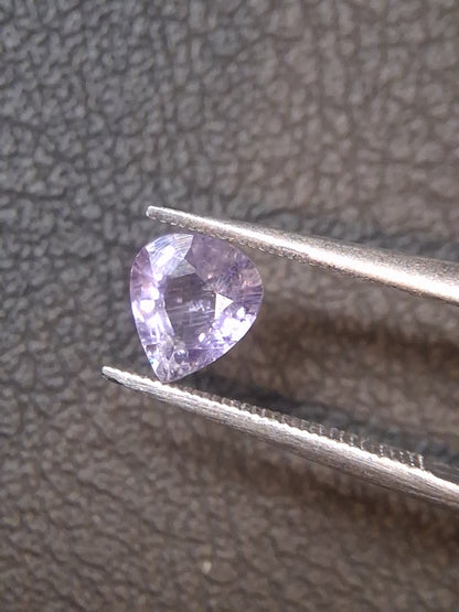 Natural Lavender Purple Sapphire – 0.715 ct – Pear Cut – Ceylon (Sri Lanka)