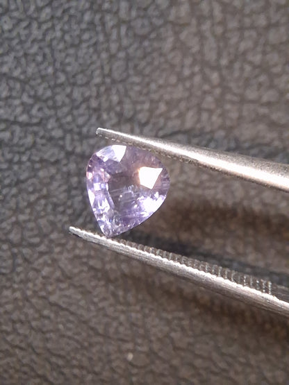 Natural Lavender Purple Sapphire – 0.715 ct – Pear Cut – Ceylon (Sri Lanka)