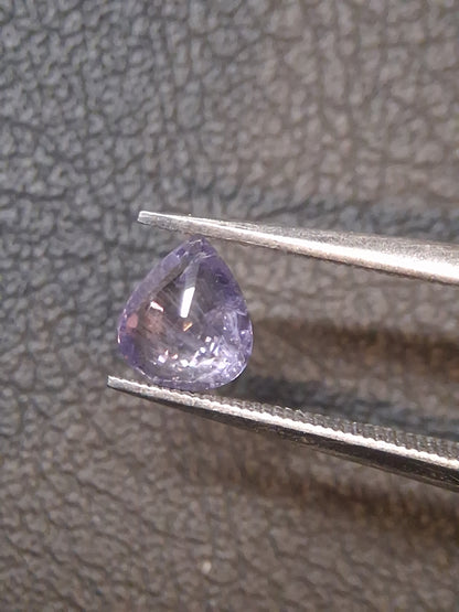 Natural Lavender Purple Sapphire – 0.715 ct – Pear Cut – Ceylon (Sri Lanka)