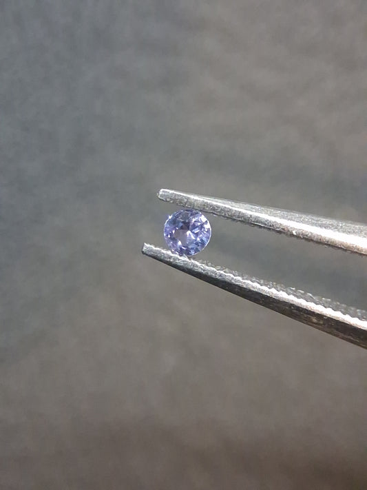 Tanzanite Naturelle 0.030 ct Rond Brillant 2.0 mm | Tanzanie
