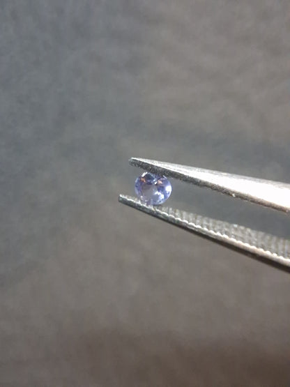 Natural Tanzanite 0.030 ct Round Brilliant Cut 2.0 mm | Tanzania