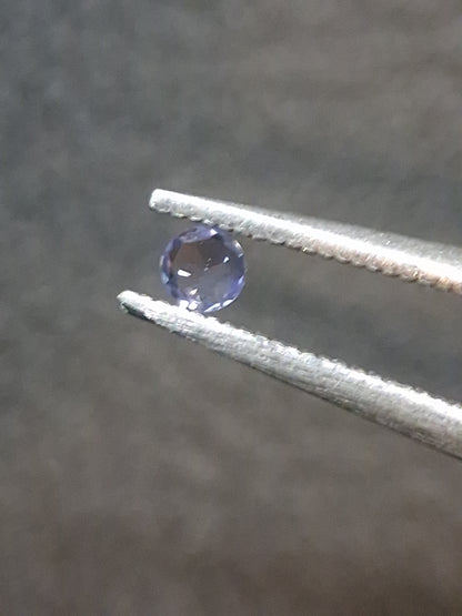 Natural Tanzanite 0.030 ct Round Brilliant Cut 2.0 mm | Tanzania
