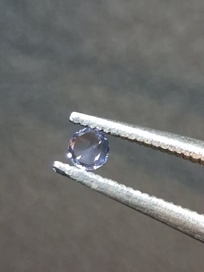 Natural Tanzanite Round Brilliant Cut 0.031 ct – 2.0 mm | Gently Heated | Tanzania