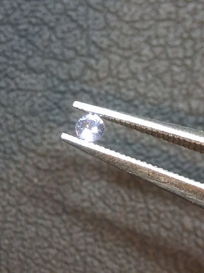 Natural Tanzanite Round Brilliant Cut 0.036 ct – 2.0 mm | Gently Heated