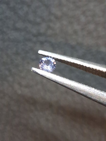 Tanzanite naturelle 0,032 ct Taille Brillant Rond 2,0 mm | Chauffée | Tanzanie