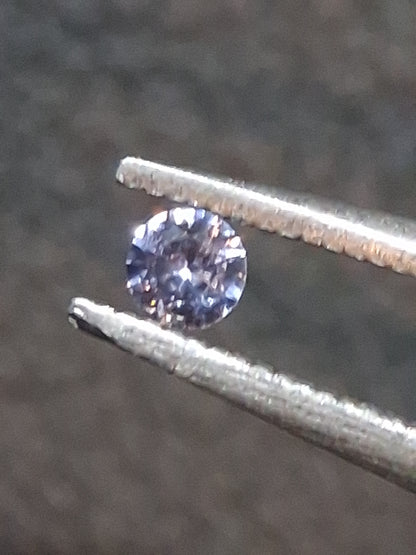 Tanzanite naturelle 0,032 ct Taille Brillant Rond 2,0 mm | Chauffée | Tanzanie