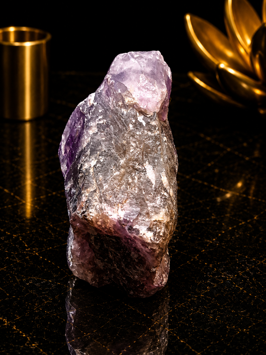 Cristal d'améthyste brut naturel – 62 g – 5,5 cm - violet