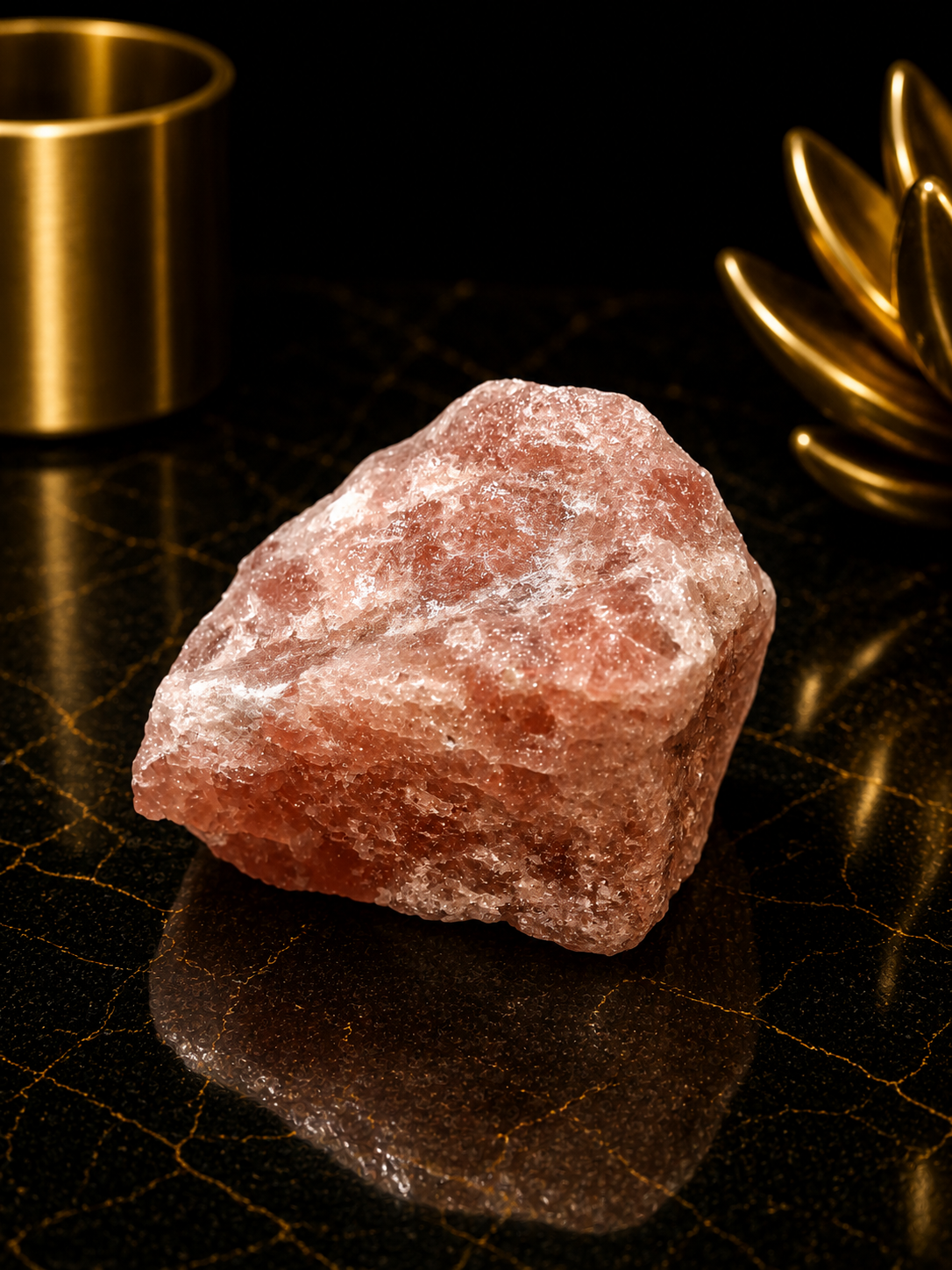 Natural Rough Strawberry Quartz Crystal – 5 cm – Collector & Display Stone