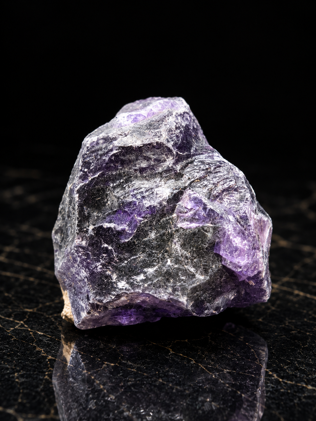 Cristal d'améthyste brut naturel – 86 g – 5 cm - violet intense