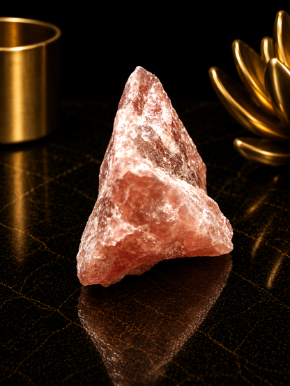 Natural Rough Strawberry Quartz Crystal – 5 x 3 cm – Collector & Display Stone
