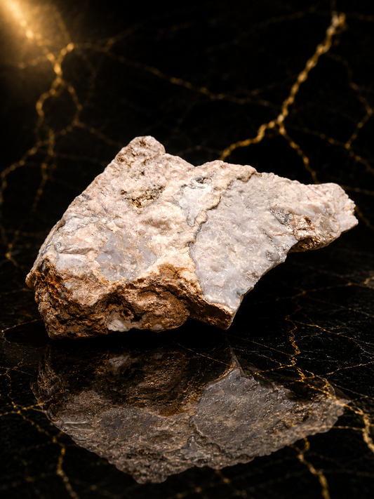 Natural Agate Quartz Specimen – Druzy Crystal Formation – 86 g – Approx. 7 × 5 × 2 cm