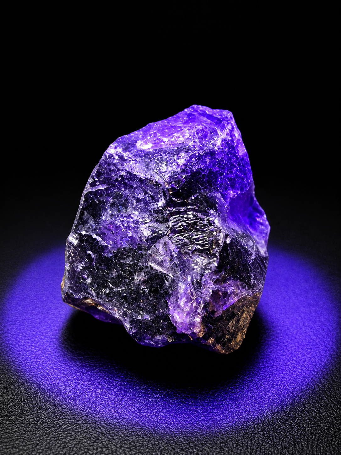 Cristal d'améthyste brut naturel – 86 g – 5 cm - violet intense