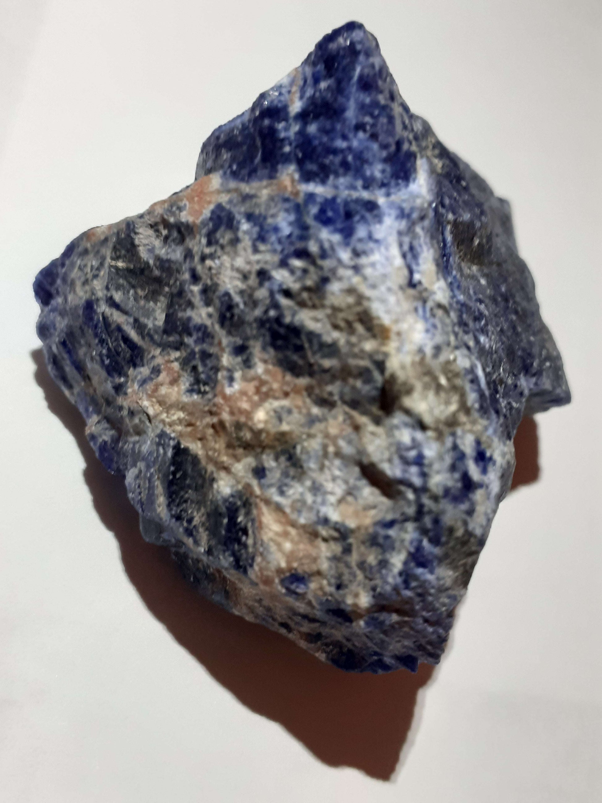 Natural Blue Sodalite - 51 gr - 255 ct - stone for tumbling cabochon or beads All Sodalite Gemstones - Rough Sodalite Natural Gems Belgium