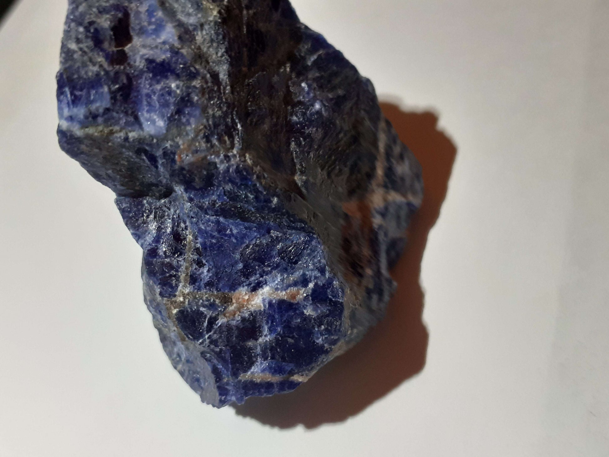 Natural Blue Sodalite - 51 gr - 255 ct - stone for tumbling cabochon or beads All Sodalite Gemstones - Rough Sodalite Natural Gems Belgium