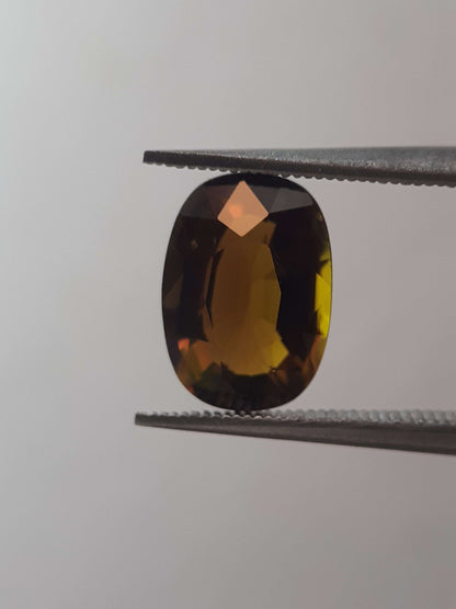 Natural Chrome Tourmaline - 1.69 ct - oval - unheated - certified by NGB All Tourmaline Gemstones - Faceted Tourmaline Natural Gems Belgium