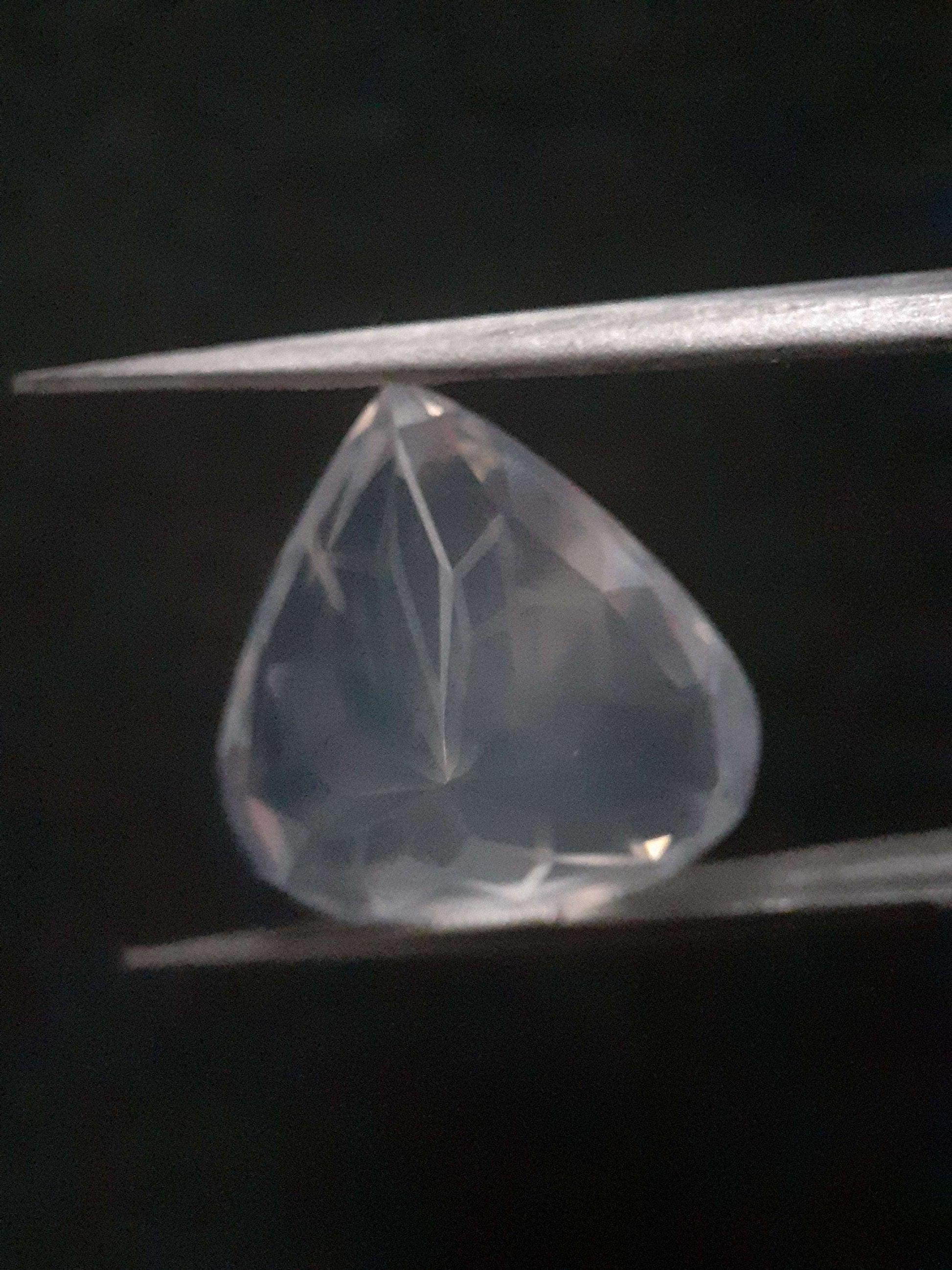 Natural Moonstone faceted - light bluish adularescence - 15.003 ct - Pear All Moonstone Gemstones Natural Gems Belgium