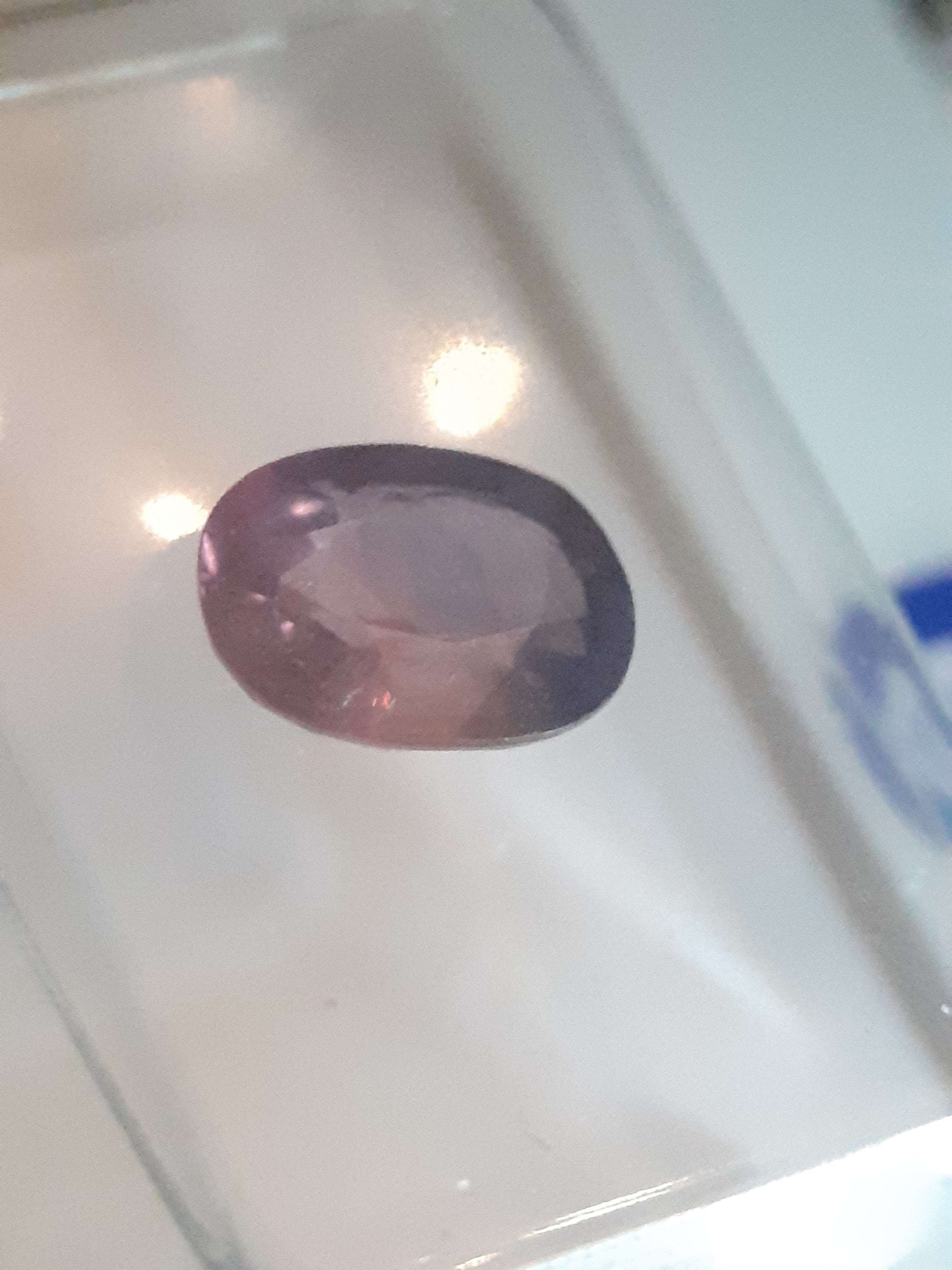 Natural Oval Purple Spinel -Certified - 1.08 ct - unheated - Sealed All Spinel Gemstones Natural Gems Belgium