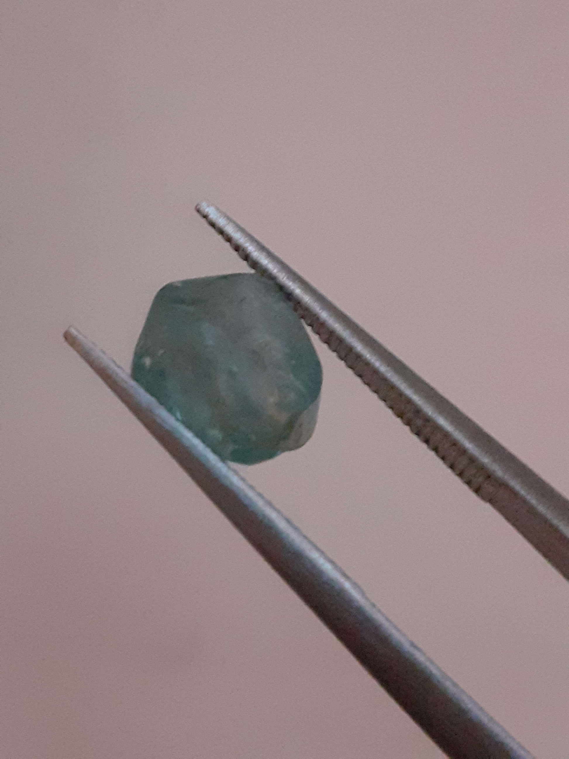 Natural bright ocean blue Apatite - 2.180 ct - Rough Gemstone All Apatite Gemstones - Rough Apatite Natural Gems Belgium