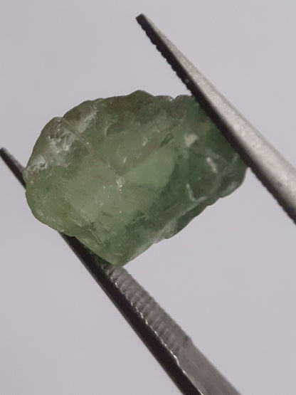 Natural green Apatite - 3.679 ct - Rough Gemstone All Apatite Gemstones - Rough Apatite Natural Gems Belgium