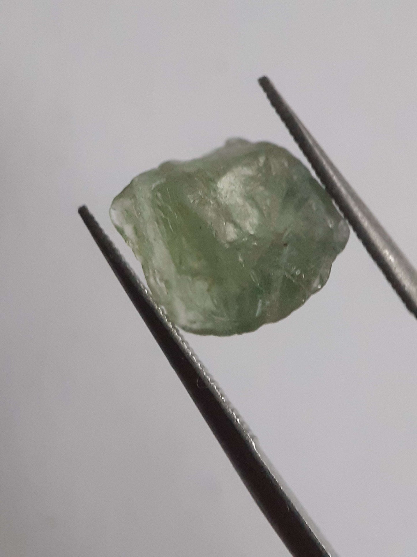 Natural Gems Belgium - All Apatite Gemstones - Rough Apatite - Natural green Apatite - 3.691 ct - Rough Gemstone *** € 5.24