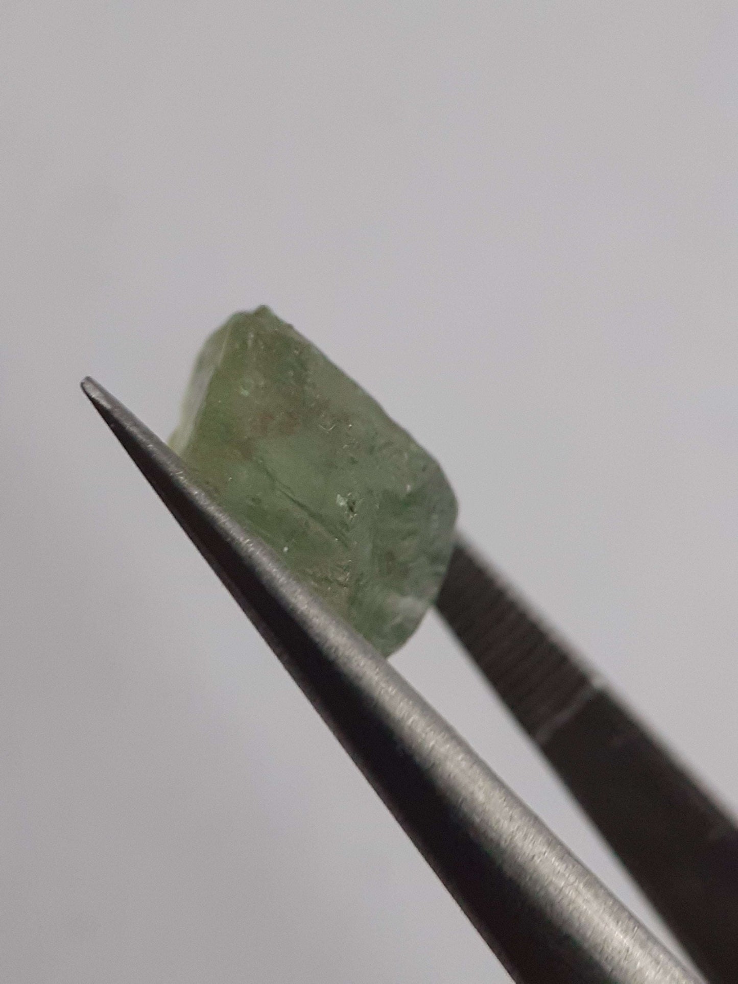 Natural green Apatite - 3.691 ct - Rough Gemstone All Apatite Gemstones - Rough Apatite Natural Gems Belgium