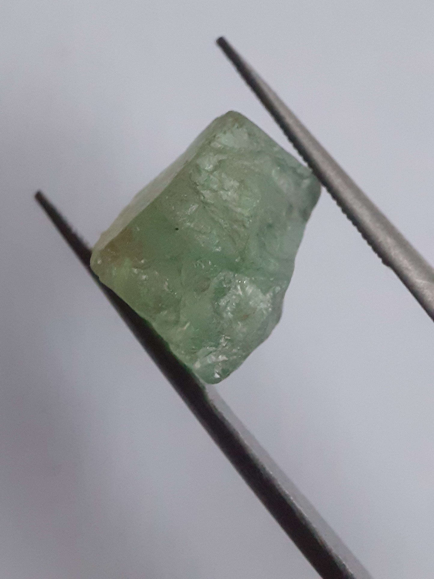 Natural Gems Belgium - All Apatite Gemstones - Rough Apatite - Natural green Apatite - 5.550 ct - Rough Gemstone for faceting *** € 7.89