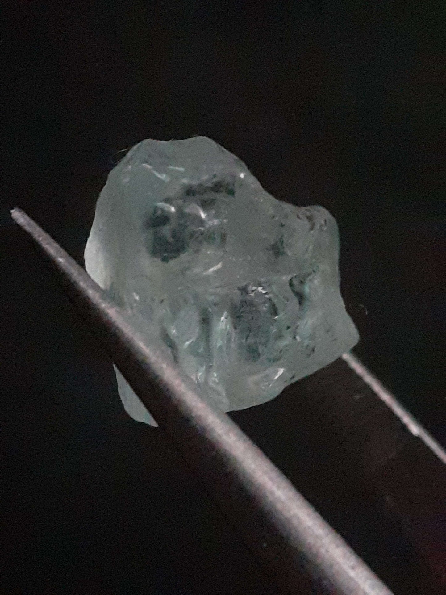 Natural greenish blue Aquamarine - 4.568 ct - Rough Gemstone - for faceting All Aquamarine Gemstones - Rough Aquamarine Natural Gems Belgium