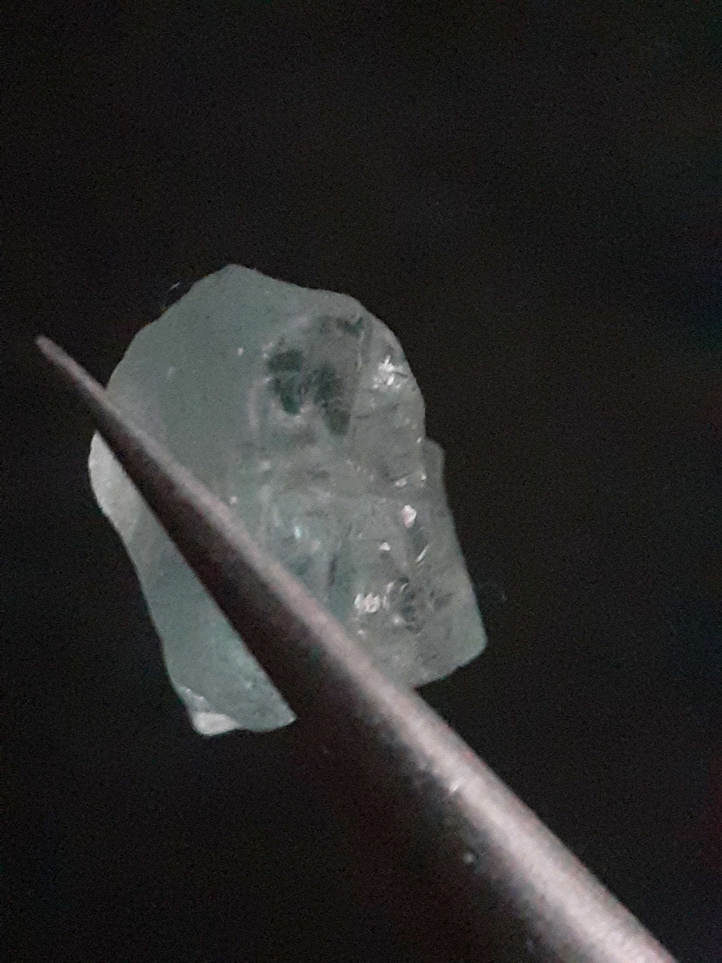 Natural greenish blue Aquamarine - 4.568 ct - Rough Gemstone - for faceting All Aquamarine Gemstones - Rough Aquamarine Natural Gems Belgium