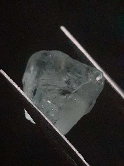 Natural greenish blue Aquamarine - 4.568 ct - Rough Gemstone - for faceting All Aquamarine Gemstones - Rough Aquamarine Natural Gems Belgium