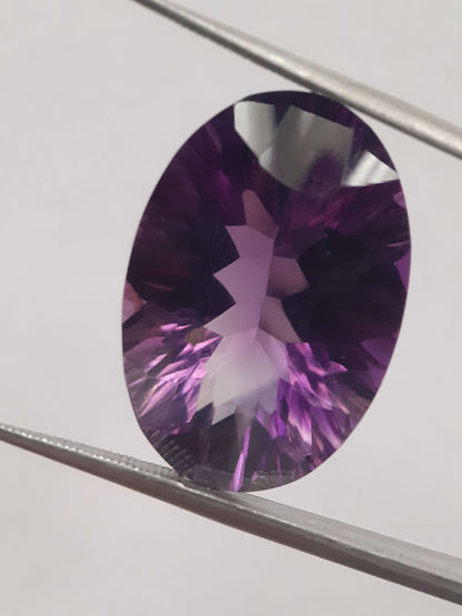 Natural Gems Belgium - All Amethyst Gemstones - Natural medium purple Amethyst - 19.097 ct - oval - unheated *** € 137.30