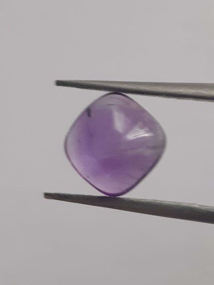 Natural purple Amethyst - 1.949 ct - cushion cabochon - 7.6 x 7.4 mm All Amethyst Gemstones Natural Gems Belgium