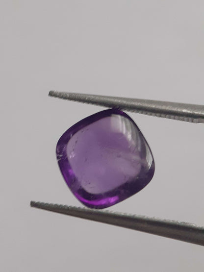 Natural purple Amethyst - 1.949 ct - cushion cabochon - 7.6 x 7.4 mm All Amethyst Gemstones Natural Gems Belgium