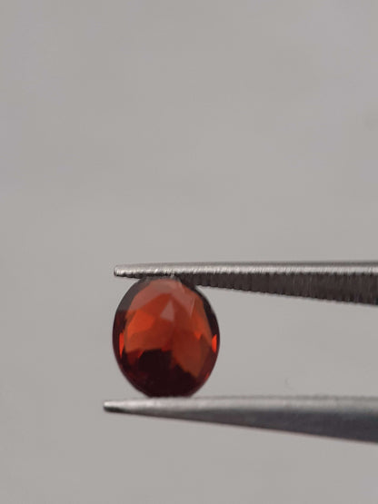 Natural red Rhodolite Garnet - 0.909 ct - oval - unheated All Garnet Gemstones Natural Gems Belgium