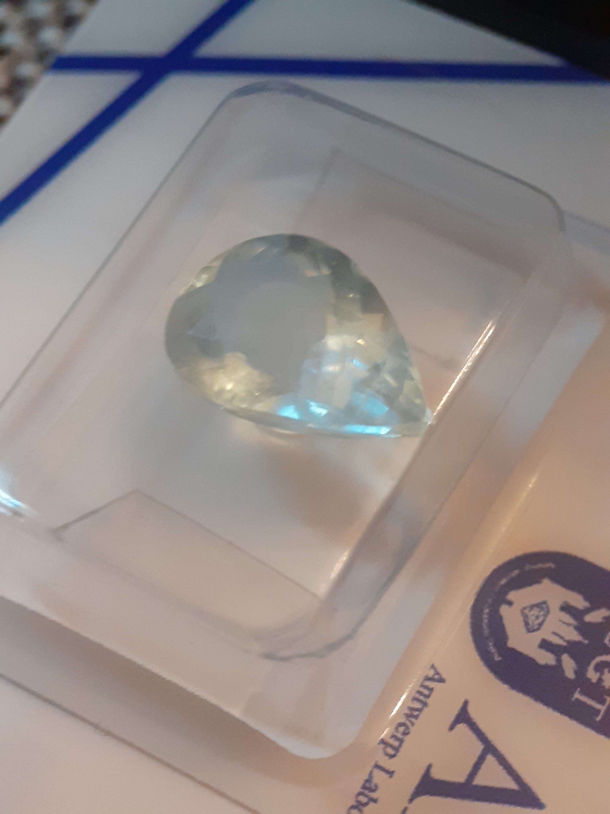 natural gemstone aquamarine