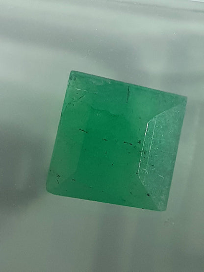 Certified Natural Emerald - 1.19ct - Zambia - Sealed - Natural Gems Belgium