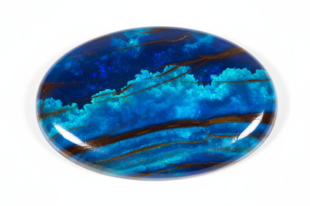 more spreading of brown lines