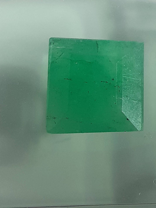 Certified Natural Emerald - 1.19ct - Zambia - Sealed - Natural Gems Belgium