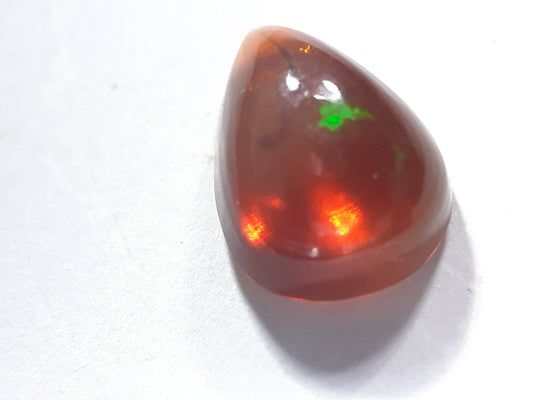 Natural Crystal Opal - 1.94 ct - Pear cabochon - unheated untreated - Ethiopia - Certified by seller - Natural Gems Belgium